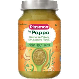 Plasmon Картофено пюре с грах и зелен фасул 7+м 200г - bubu