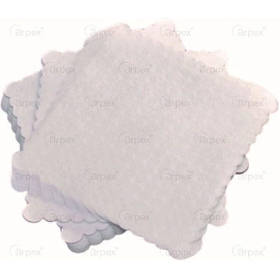 Arpex ubrousky JEDNOBAREVNÉ BÍLÉ 200ks 15x15cm