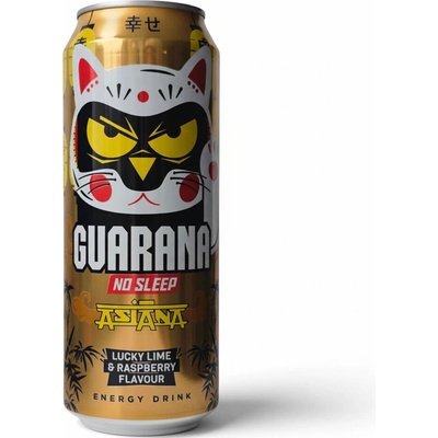 Guarana Asiana Lucky Lime & Raspberry 0,5 l – Zboží Dáma