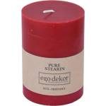 Ego dekor Червена приятелска свещ, време на горене 37 часа Eco - Eco candles by Ego dekor (ZBC-3771043)