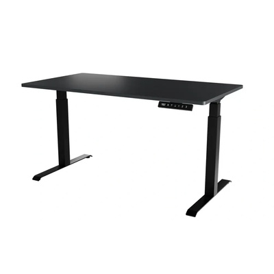 Cama meble Бюро с електрическо регулиране на височината MOON LONG 150x80x72-120 черно/антрацит (104032)