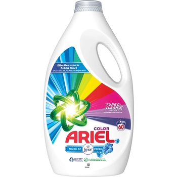 Ariel +Touch of Lenor Fresh Air tekutý prací prostriedok 3 l 60 PD