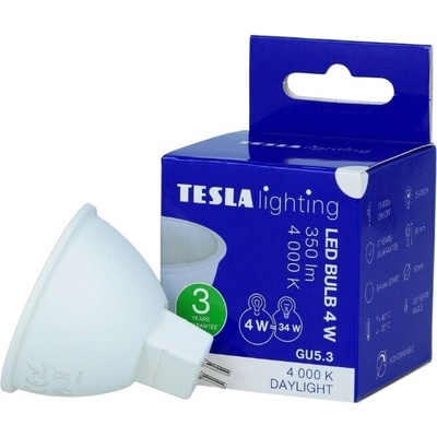 Tesla LED žiarovka GU5, 4 W MR160440-7