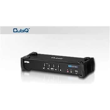 Aten CS-1764A DataSwitch elektronický 4:1 (kláv.,DVI,myš,audio) USB + 2 USB periferie