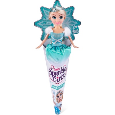 Sparkle Girlz Кукла Зимна Принцеса Super Sparkly в конус