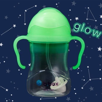 b.box hrneček s brčkem glow in the dark 240 ml