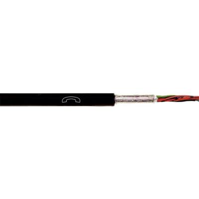 Lapp 1591222/500 telefónny A-2YF(L)2Y 10 x 2 x 0.8 mm čierna 500 m