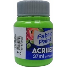 Acrilex Barva na textil 37 ml zeleň listová 510