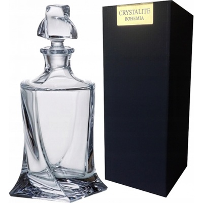 Crystalite Bohemia karafa na whisky Quadro 0,85 l – Zboží Dáma