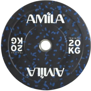AMILA Олимпийски Гумиран Диск Amila W Bumper 20кг - 2бр