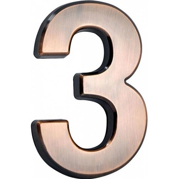 Magic Home Domovní číslo - 3, Abs, Bronz 70 x 100 mm