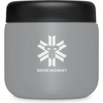 Snow Monkey termoska na jídlo Foodie Mini 350 ml světle šedá