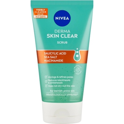 Nivea Face Derma Activate Scrub 150 ml