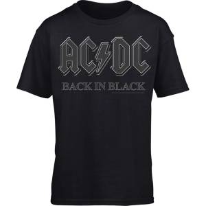 AC/DC Back In Black Black 2XL Риза (ACTS05001XXL)