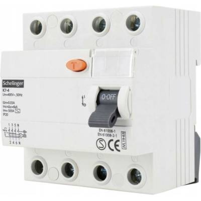 PROUDOVÝ CHRÁNIČ 63A 30mA AC SCHELINGER