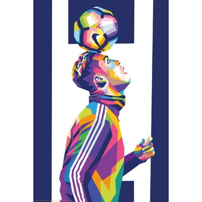 Plagát, Obraz - Football Player, 61 × 91.5 cm