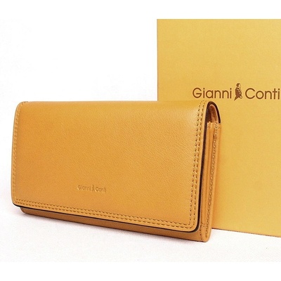Gianni conti kožená peněženka no 588373 hořčicová