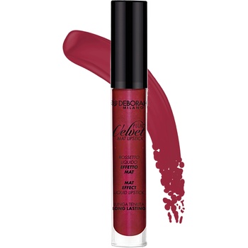 Deborah Milano Fluid Velvet Matte течно червило 50 череша 45 g
