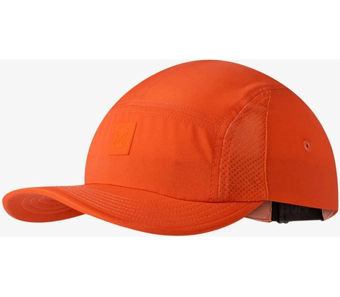 Buff 5 Panel Go Cap solid poppy