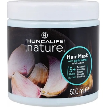 Hunca маска за коса с чесън за растеж и против косопад HUNCA CARE LAUREL AND GARLIC MASK PH5.5 500 МЛ