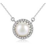 Silenti Jewelry Сребърно колие "Перлено Топче