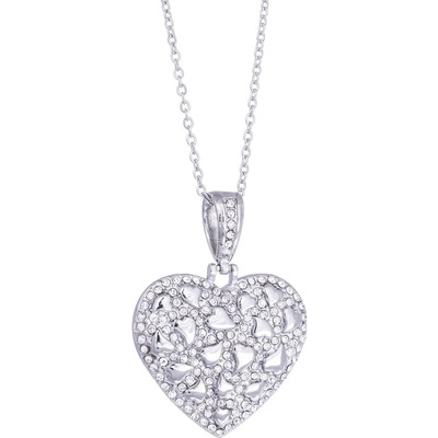 SSteel srdce se zirkony NAHCHO0039 Ocel