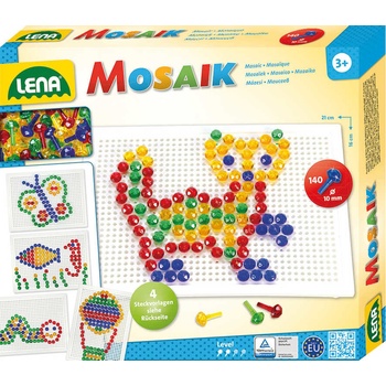 Lena 35601 Mozaika malá klobouček 10 mm krystal 130 ks