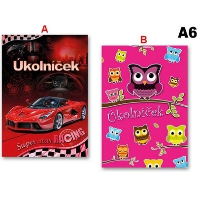 MFP Paper Úkolníček A6 Cars