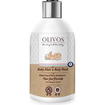 OLIVOS Dětský šampón s extra panenským olivovým olejem 400 ml