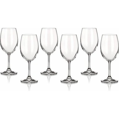LEONA Poháre na biele víno 6 x 340 ml
