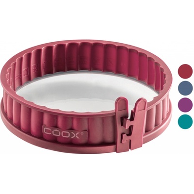 Coox Silikonová forma na koláč se skleněným dnem 18 cm