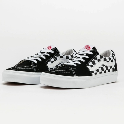 Vans Sk8 Low canvas suede black checkerboard