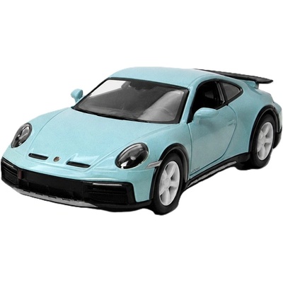 Метална количка Kinsmart - Porsche 911 GT2 RS, 1: 36, светлосиня (59077)