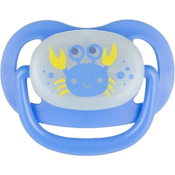 Canpol Анатомична силиконова залъгалка Canpol - Nature, 0-6 m, Синя (22/506C_blue)