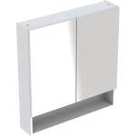 Geberit Стенен огледален шкаф Geberit Selnova Square, бял, 2 врати, 59 см (501.264.00.1)