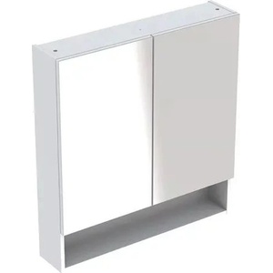 Geberit Стенен огледален шкаф Geberit Selnova Square, бял, 2 врати, 59 см (501.264.00.1)