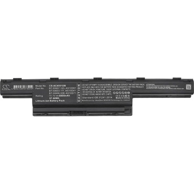Cameron Sino Батерия за лаптоп CAMERON SINO, Acer Aspire AS10D31 5733 5741 5742 5742G 5750G E1-571, TravelMate 5740 5742, 11.1V, 8800mAh (CS-AC4551DB)