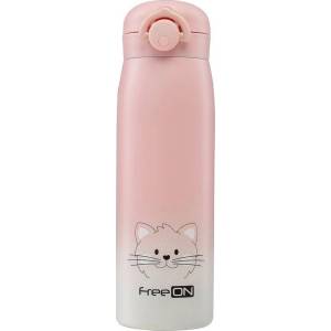 FreeOn Термос от неръждаема стомана Freeоn - 480 ml, розов (380692)