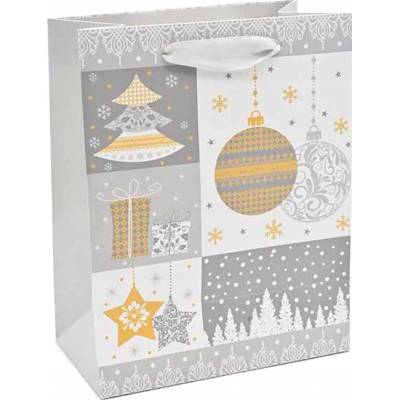Top Gift Vianočná darčeková taška stredná 1 ks