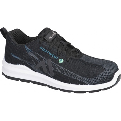 PORTWEST FC06 Eco Fly Composite S1P SR FO polobotka Černo-červená