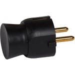 Legrand Щепсел черен 2P+Т 16A 250V 90'' изход на кабела /25бр/ - 050178 (050178)