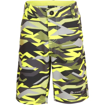 Alpine Pro MORCO dětské Softshellové šortky žlutá