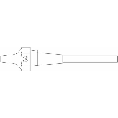 Weller XDSL 3 SAUGDÜSE Ø1,0XØ2,3 L=10,5MM VERP. sací tryska 1 ks