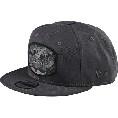 Troy Lee Designs Blockworks Camo Snapback Hat Graphite
