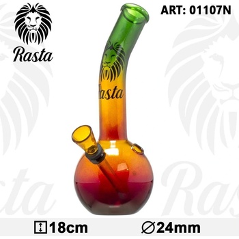 WeedShop Sklenený bong Penis 20 cm
