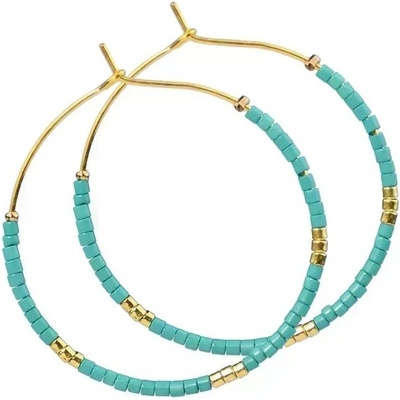 Izmael náušnice Nelly Tyrkysová KP29872