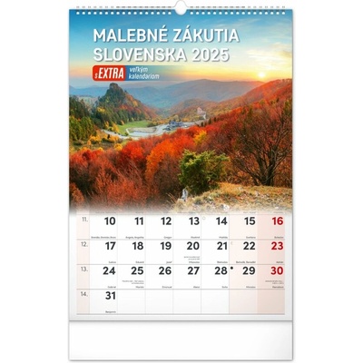 Malebné zákoutia Slovenska nástenný 2025