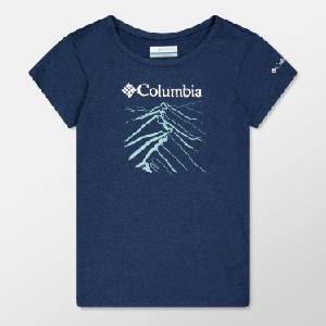 Columbia Юношеска тениска Columbia Tech Trail Graphic Performance T-Shirt Juniors - Navy