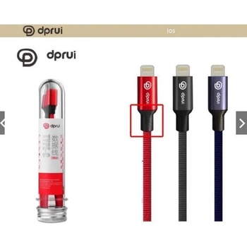 Dprui USB кабел Dprui с Lightning конектор за iPhone и iPad Червен (454379)