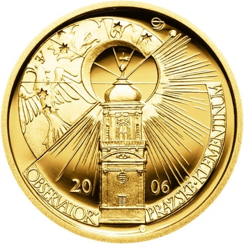 ČNB Zlatá mince 2500 Kč Klementinum - observatoř 2006 Standard 7,78 g